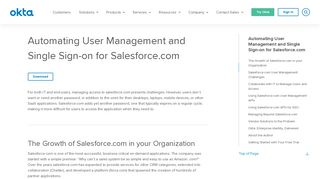
                            8. Automating User Management and Single Sign-on for Salesforce.com ...