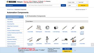 
                            5. Automation Components | MISUMI Malaysia