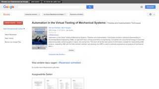 
                            7. Automation in the Virtual Testing of Mechanical Systems: Theories ...