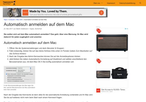 
                            4. Automatisch anmelden - so geht's auf dem Mac | Tippscout.de
