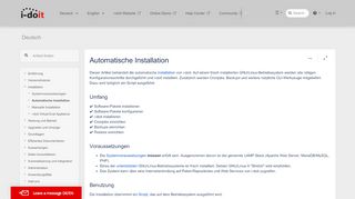 
                            5. Automatische Installation - Deutsch - Knowledge Base