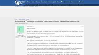 
                            11. Automatische Ordnersynchronisation zwischen Cloud und lokalem ...