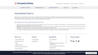 
                            5. Automatischer Check-in | Brussels Airlines