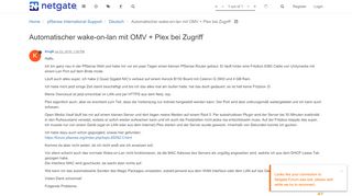 
                            5. Automatischer wake-on-lan mit OMV + Plex bei Zugriff | Netgate Forum