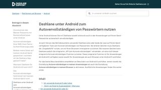 
                            5. Automatisches Ausfüllen für Android-Apps und -Browser – Dashlane