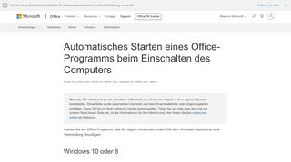 
                            2. Automatisches Starten eines Office-Programms beim Einschalten des ...