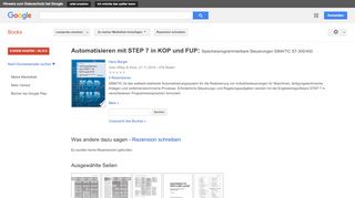 
                            5. Automatisieren mit STEP 7 in KOP und FUP: Speicherprogrammierbare ...