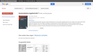 
                            6. Automatisierungstechnik 1: Meß- und Sensortechnik - Google Books-Ergebnisseite