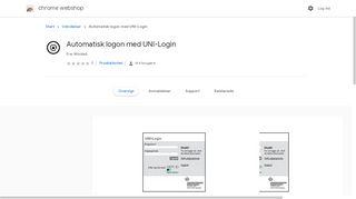 
                            9. Automatisk logon med UNI-Login - Google Chrome