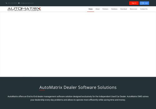 
                            3. AutoMatrix Dealer DMS Software Solutions