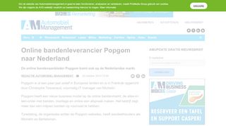 
                            7. Automobielmanagement.nl > Online bandenleverancier Popgom naar ...