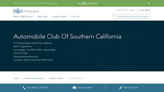 
                            7. Automobile Club of Southern California Company Profile | Key ...