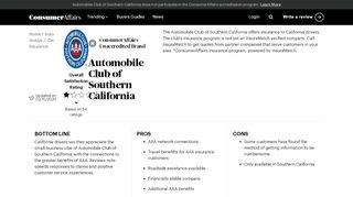 
                            11. Automobile Club of Southern California - ConsumerAffairs.com