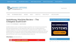 
                            5. AutoMoney Machine Review - The Cheapest Scam Ever! - Binary ...