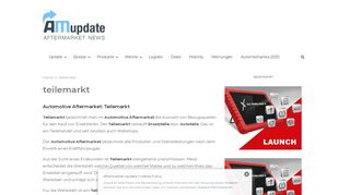 
                            12. Automotive Aftermarket: Teilemarkt | Aftermarket Update - Part 338