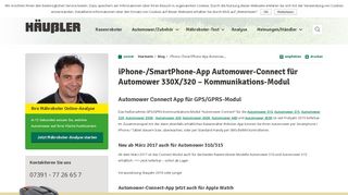 
                            11. Automower Connect-App - robomaeher.de
