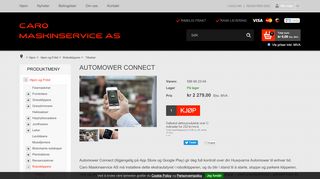 
                            10. AUTOMOWER CONNECT - Caro Maskinservice AS