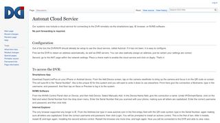 
                            3. Autonat Cloud Service - DCI Wiki - DVR Connection