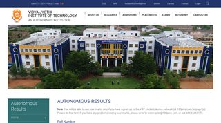 
                            1. Autonomous Results - Vidya Jyothi Institute of Technology