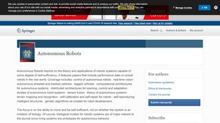 
                            1. Autonomous Robots - Springer