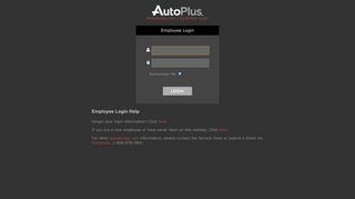 
                            13. AutoPlus - Employee Login