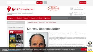 
                            13. Autor: Dr. med. Joachim Mutter - J.K.Fischer Verlag Shop