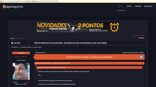 
                            9. Autor Tópico: BWIN - Forum ApostaGanha.