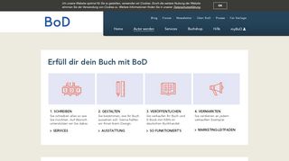 
                            3. Autor werden mit BoD: BoD - Books on Demand GmbH