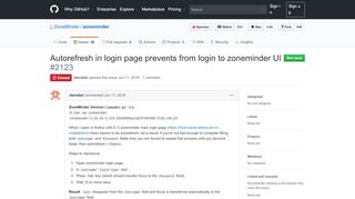 
                            9. Autorefresh in login page prevents from login to zoneminder UI · Issue ...