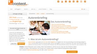 
                            4. Autorenbriefing - content.de