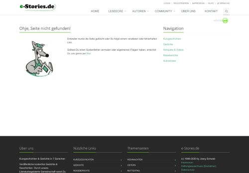 
                            11. Autorenseite von Gudula Heugel bei e-Stories.de - Kurzgeschichten ...