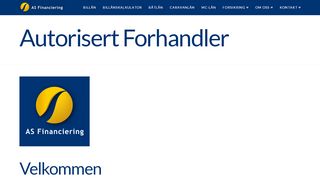 
                            9. Autorisert Forhandler - AS Financiering