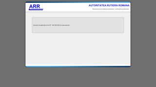 
                            4. Autoritatea Rutiera Romana - Examinare Online