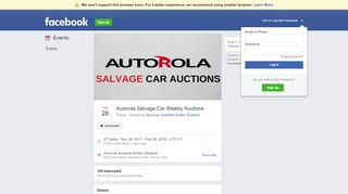
                            10. Autorola Salvage Car Weekly Auctions - Facebook