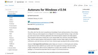 
                            10. Autoruns for Windows - Windows Sysinternals | Microsoft Docs