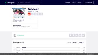 
                            9. Autosaint Reviews | Read Customer Service Reviews of autosaint.co.uk