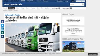 
                            13. Autoscout24 Trucks: Gebrauchthändler sind mit Halbjahr zufrieden ...