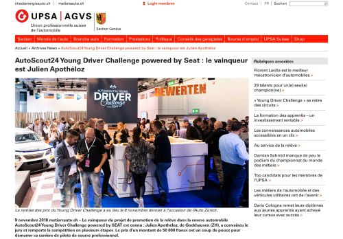 
                            11. AutoScout24 Young Driver Challenge powered by Seat : le vainqueur ...