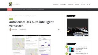 
                            7. autoSense: Das Auto intelligent vernetzen – AndroidBlog.ch