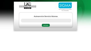 
                            7. Autoservicio Servicio Idiomas - SIGM@