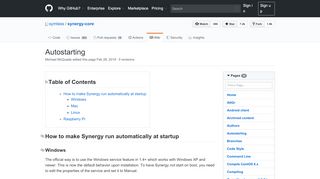 
                            6. Autostarting · symless/synergy-core Wiki · GitHub