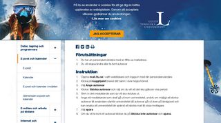 
                            6. Autosvar - Webmail - Luleå tekniska universitet, LTU - forskning och ...