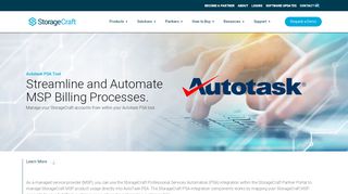 
                            9. Autotask PSA Integration tool | StorageCraft