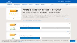 
                            9. Autoteile-Meile.de Gutschein | Gratis-Versand | SPARWELT