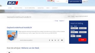 
                            8. Autoveiling Fleetselect Gepland onderhoud AutoBLOX - BCA Autoblox