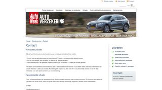 
                            3. AutoWeek Verzekeringen > Klantenservice > Contact