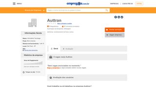 
                            12. Auttran - O que fazemos e Trabalhe conosco | Empregos.com.br