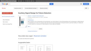 
                            9. Auxiliary Signal Design for Failure Detection