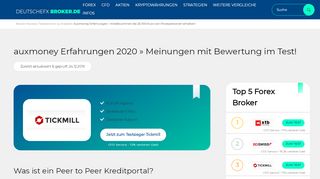 
                            10. Auxmoney Erfahrungen - Aktueller Test 2018 & Bewertung