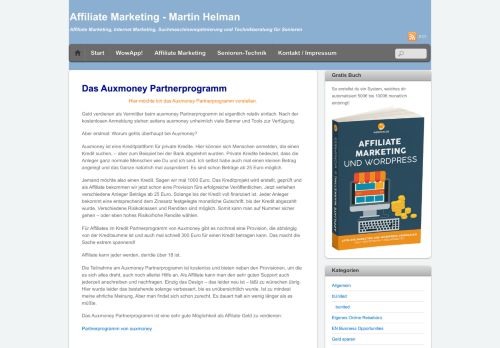 
                            9. Auxmoney Partnerprogramm | Affiliate Marketing - Martin Helman